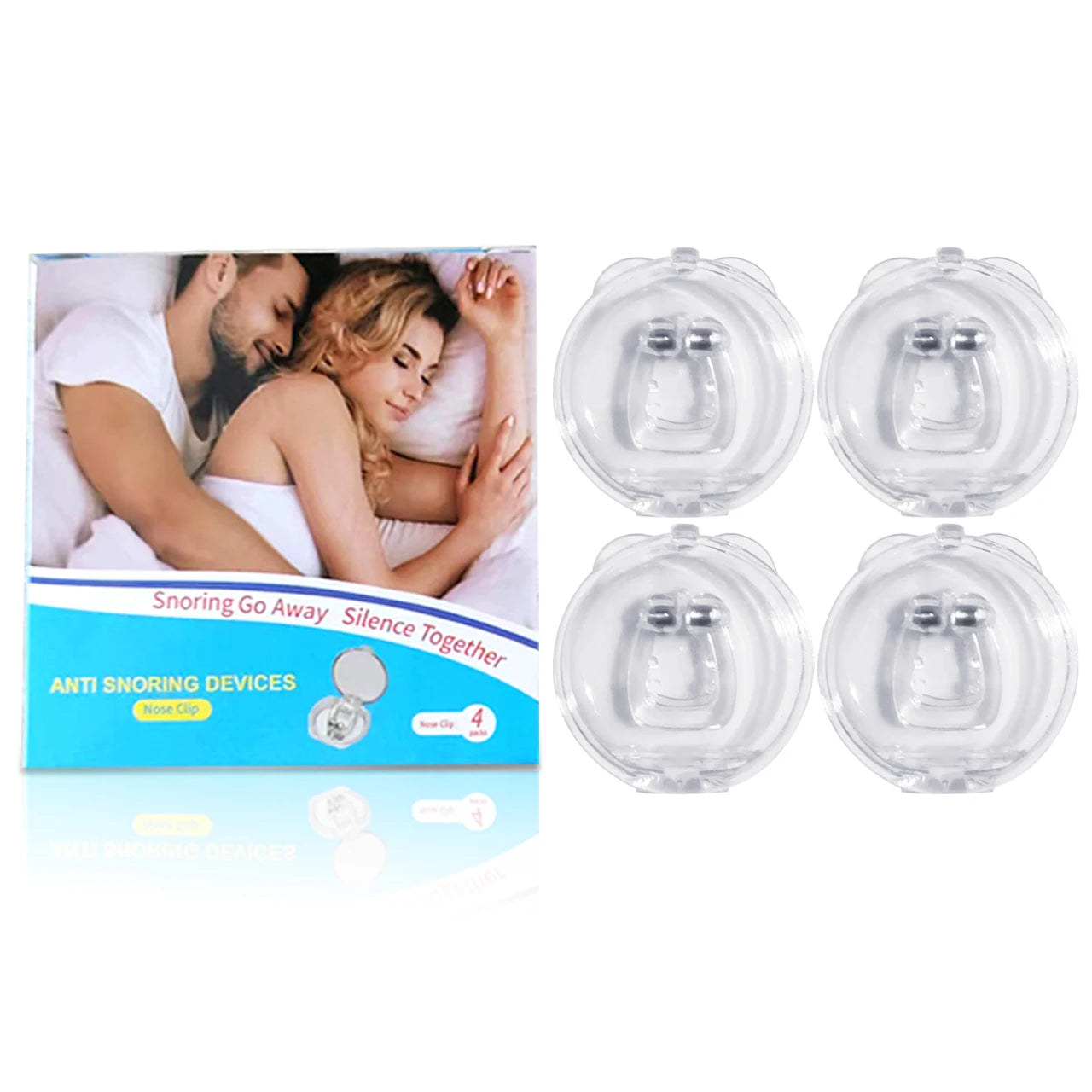 Snoring Nose Clip Anti-Snoring Corrector Snore Prevention Gadget Anti-Snore Device Elimination Nose Clip Men's Sleep Night