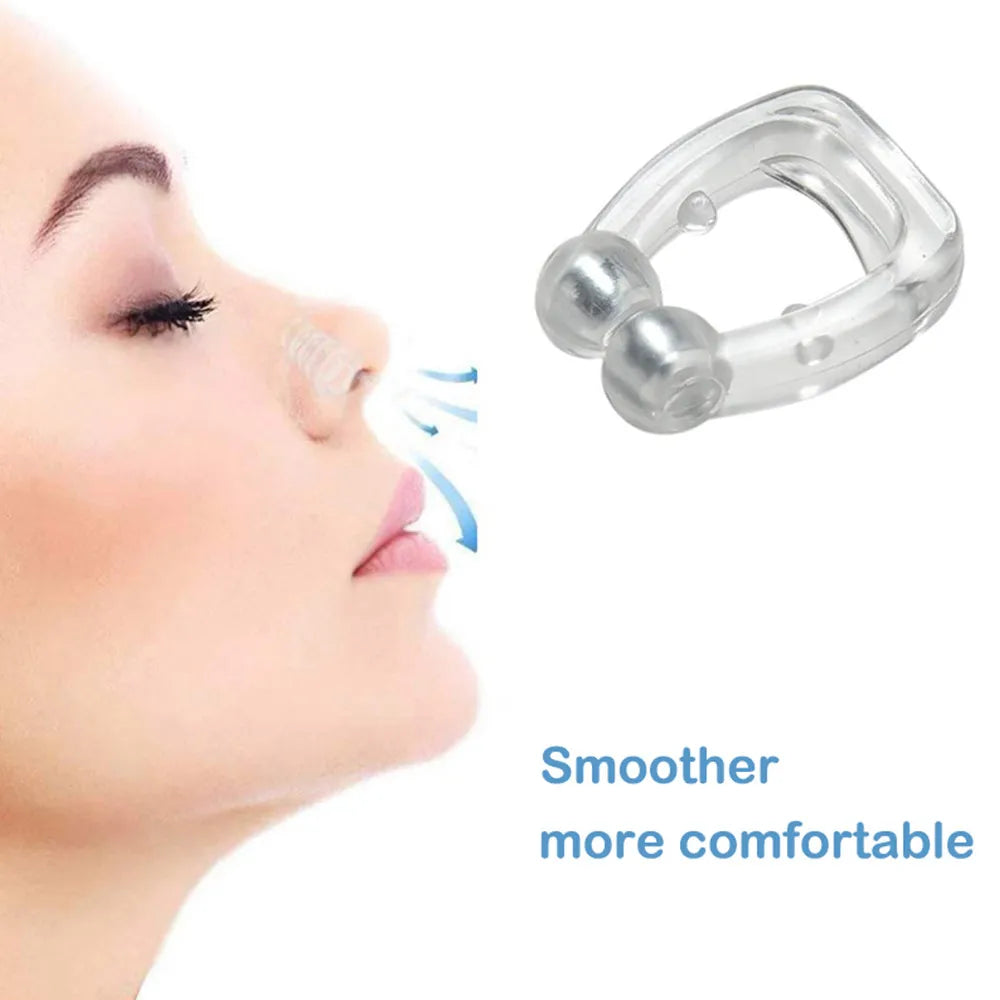 Snoring Nose Clip Anti-Snoring Corrector Snore Prevention Gadget Anti-Snore Device Elimination Nose Clip Men's Sleep Night