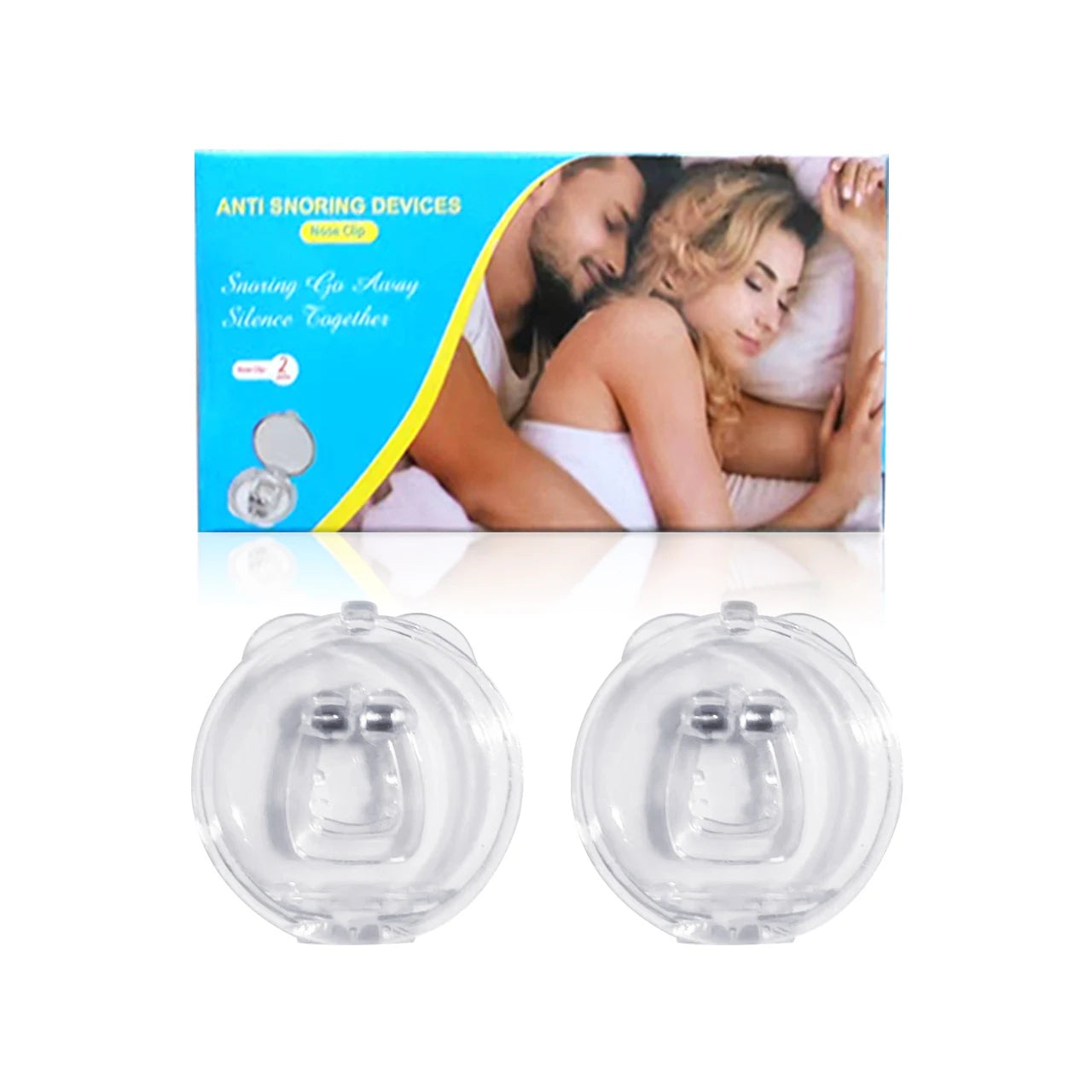 Snoring Nose Clip Anti-Snoring Corrector Snore Prevention Gadget Anti-Snore Device Elimination Nose Clip Men's Sleep Night