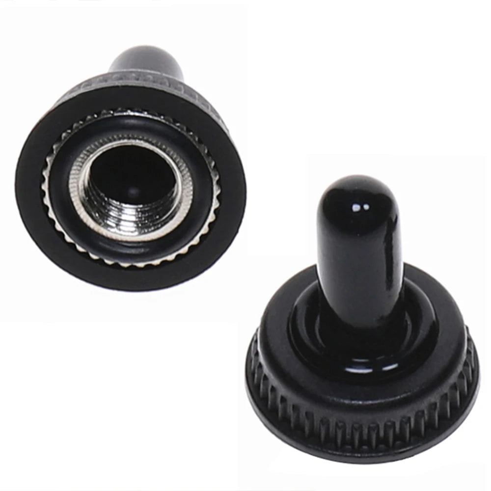 2Pcs 6mm Switches Miniature Toggle Switch Single Pole Double Throw Mini Waterproof Cap Micro Electronic Gadgets ON-OFF-ON 6A