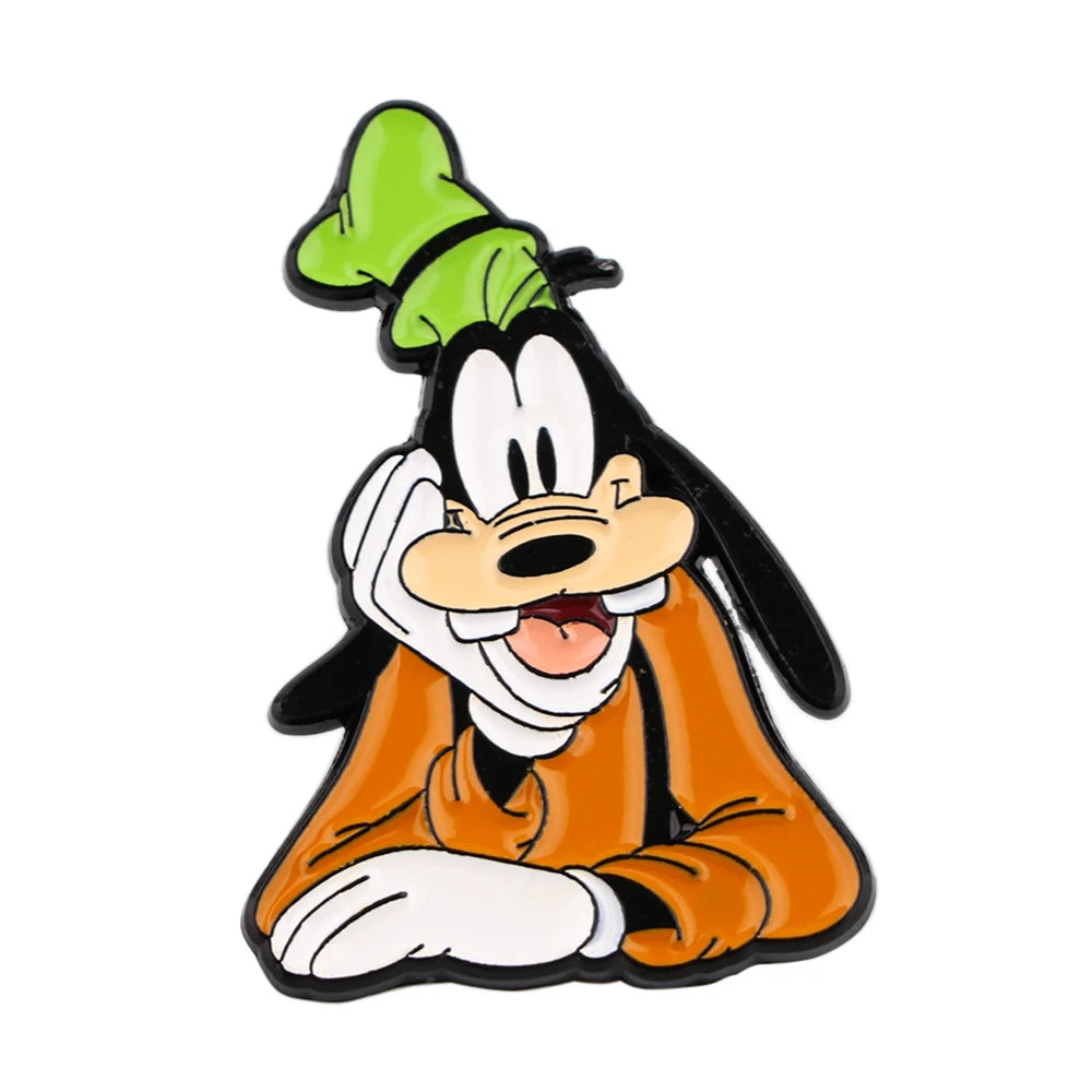 YQ556 Mickey Mouse Enamel Pin Funny Brooch Cartoons Badge for Bags Jeans Hoodies Denim Lapel Pin Jewelry Kids Best Gift
