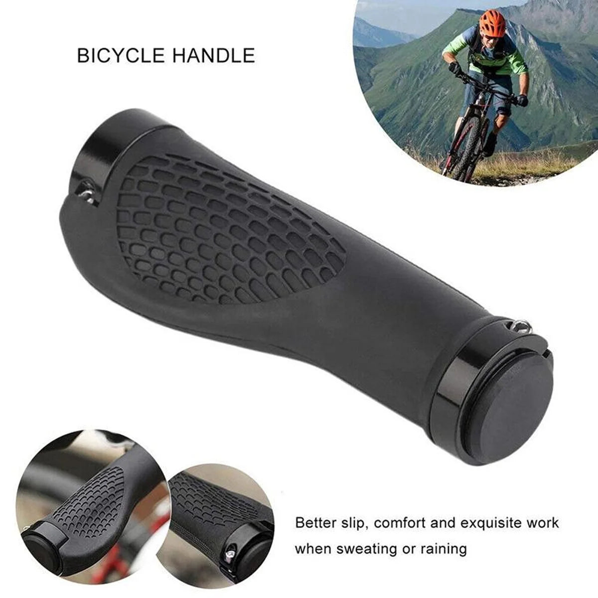 2PCS Ergonomically Designed Anti Slip And Shockproof Bicycle Handlebar Protector Suitable For Mountain Road Cycling Equipment
