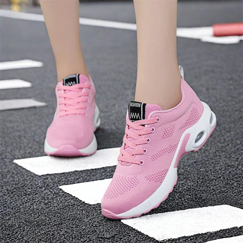 Teens Luxury Sneakers Woman Airy Platform Shoe Tennis Luxury Brand 2024 Women's Shoes 2024 Summer Tenos Women's Slip-On Tennis