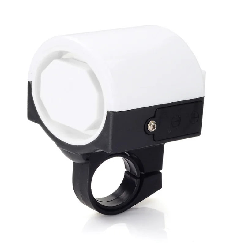 Bicycle Electric Horn Black ABS USB Rechargeable Bicycle Cycling Bell Speaker Bicycle Riding Equipment Super Loud