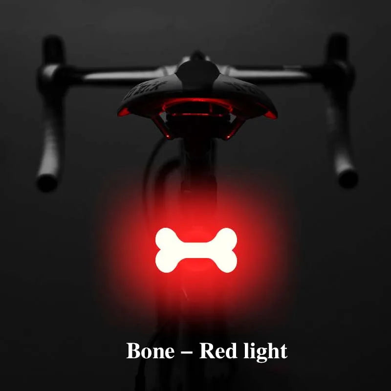 Night Ride Bicycle Taillight Bicycle Light Charging Mountain Lights Road Bike Ride Creative Taillight Equipment