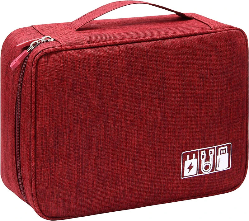 Portable Digital Storage Bag USB Gadget Waterproof Cable Organizer Pouch Electronics Devices Accessories Digitals Pack Supplies