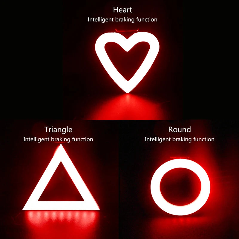 Night Ride Bicycle Taillight Bicycle Light Charging Mountain Lights Road Bike Ride Creative Taillight Equipment