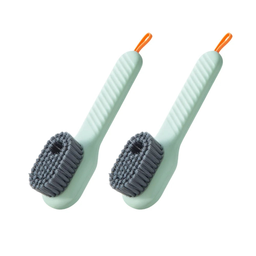 Automatic Liquid Adding Cleaning Brush Gadget Set Multifunctional Liquid Shoe Brush Household Soft Bristle Cleaning Brush Kit