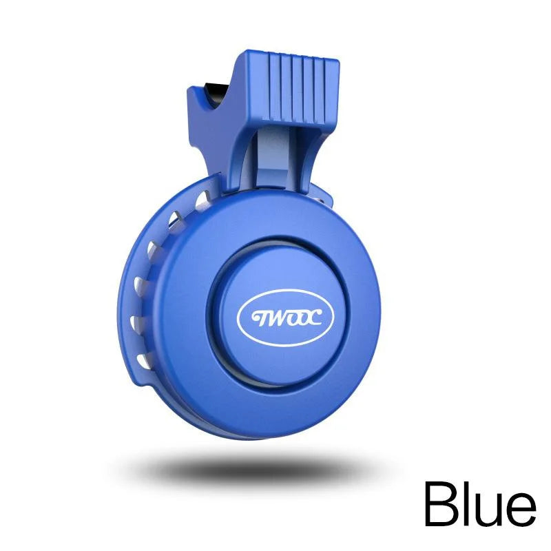 Bicycle Electric Horn Black ABS USB Rechargeable Bicycle Cycling Bell Speaker Bicycle Riding Equipment Super Loud