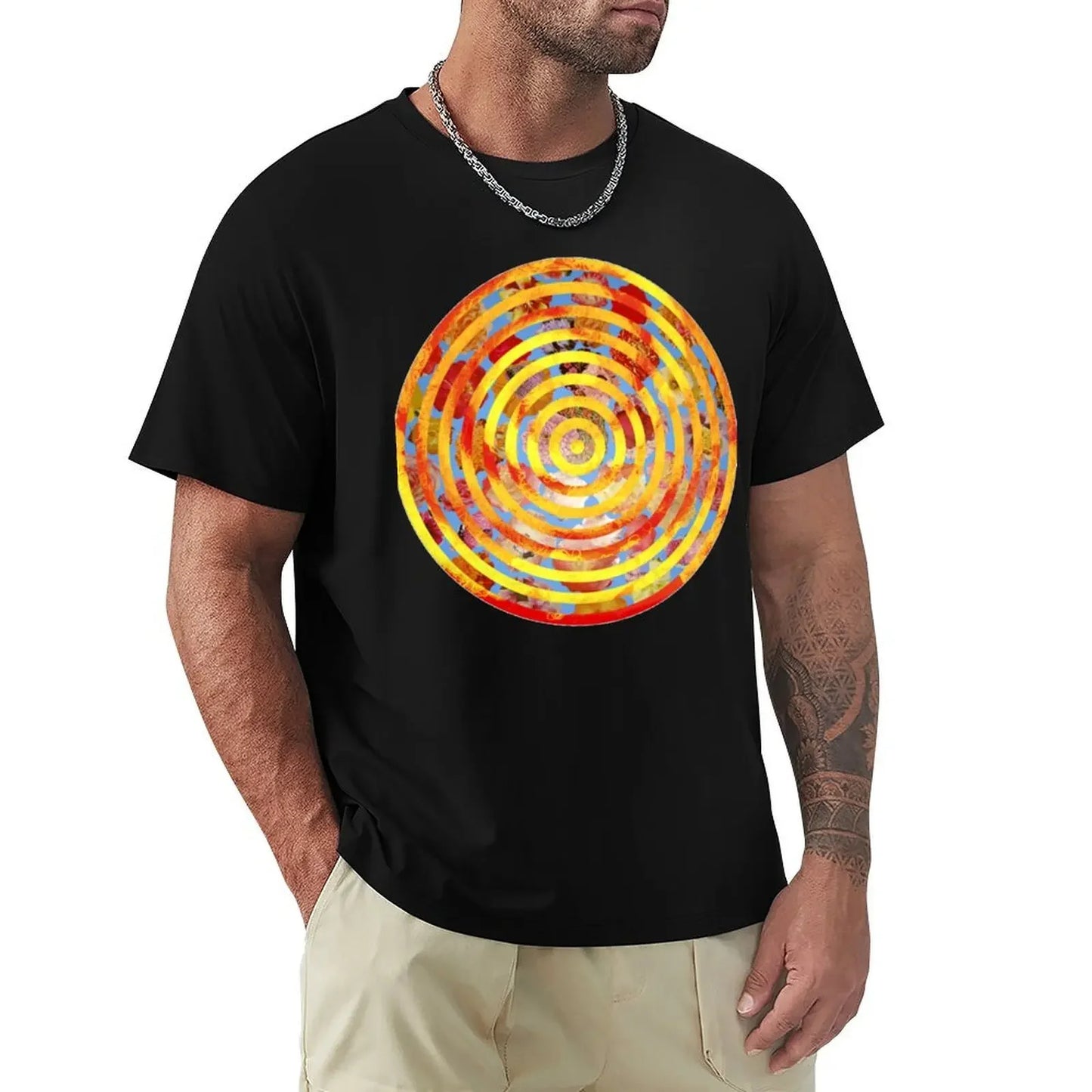 Swim T-Shirt anime stuff tees customs quick drying cotton t shirt men