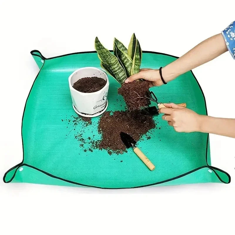 Home Gardening Supplies Planting Mat Potting Pad Foldable Garden Plant Flower Pot Reusable Transplanting Waterproof Mats