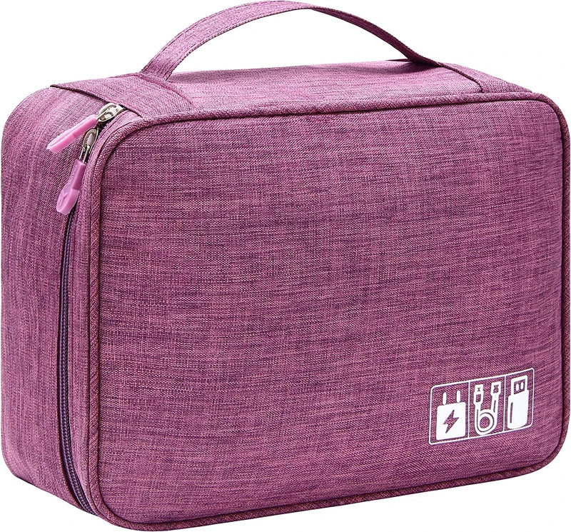 Portable Digital Storage Bag USB Gadget Waterproof Cable Organizer Pouch Electronics Devices Accessories Digitals Pack Supplies
