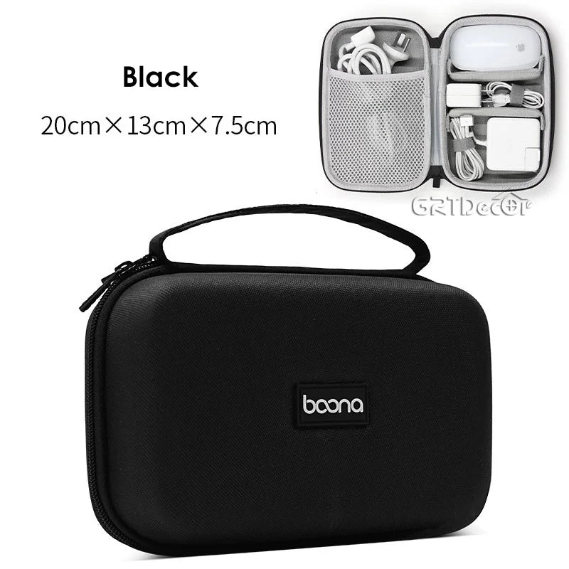 Hot Sale Waterproof Hard Shell Digital Gadgets Storage Bag Travel Organizer for Electronics Accessories HDD Earphone Storage Box