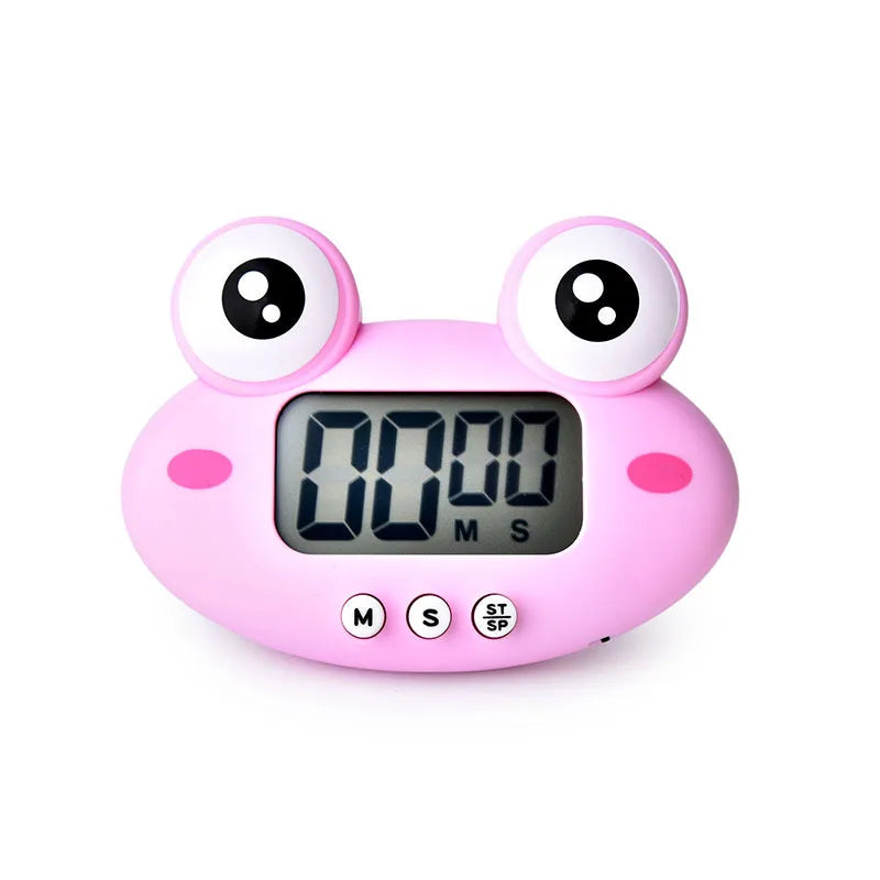 NEW Cute Frogs Kitchen Electronic Digital Timer 1-99 Minutes Cooking Study Work Timer Reminder For Shop Home Kitchen Gadget Gift