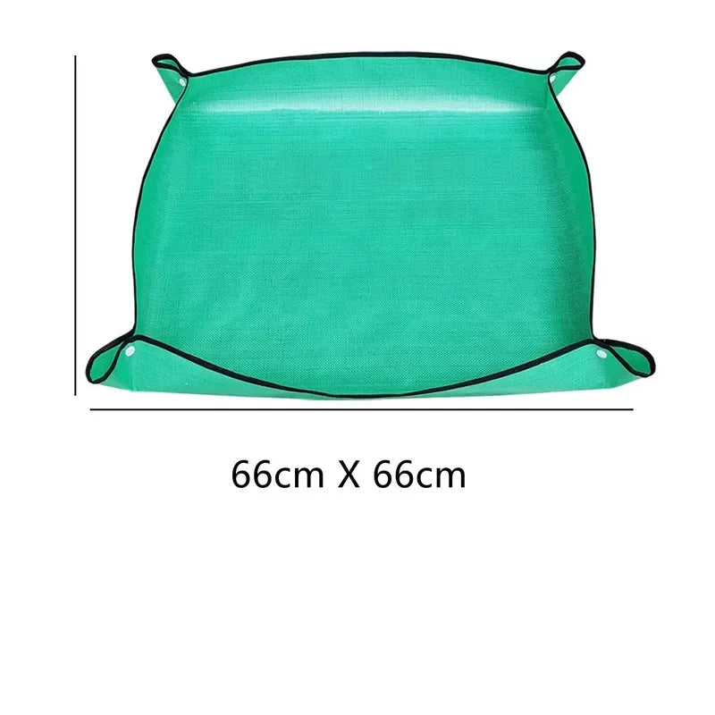 Home Gardening Supplies Planting Mat Potting Pad Foldable Garden Plant Flower Pot Reusable Transplanting Waterproof Mats