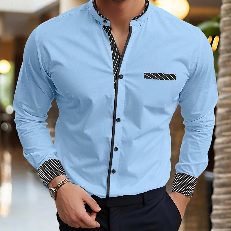2024 new style 10 -color men's shirt 3D printing shirt business office clothing Hawaiian fashion casual breathable fabric
