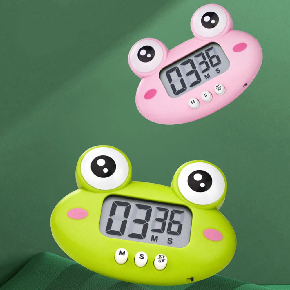 NEW Cute Frogs Kitchen Electronic Digital Timer 1-99 Minutes Cooking Study Work Timer Reminder For Shop Home Kitchen Gadget Gift