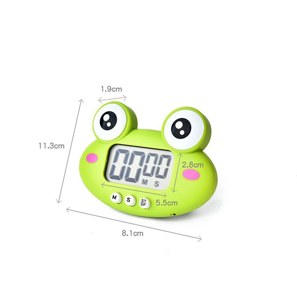 NEW Cute Frogs Kitchen Electronic Digital Timer 1-99 Minutes Cooking Study Work Timer Reminder For Shop Home Kitchen Gadget Gift