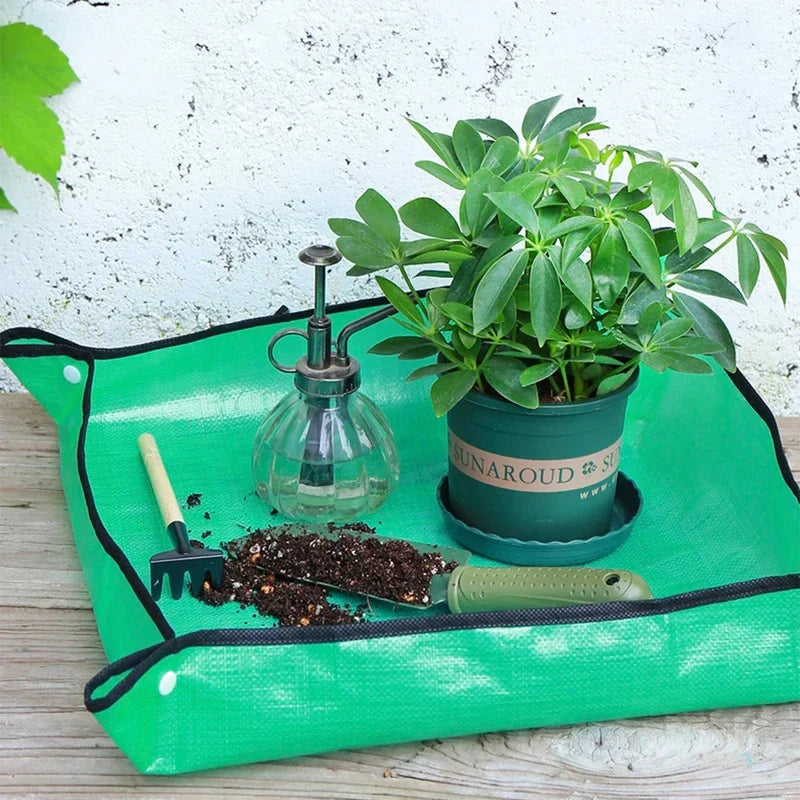 Home Gardening Supplies Planting Mat Potting Pad Foldable Garden Plant Flower Pot Reusable Transplanting Waterproof Mats