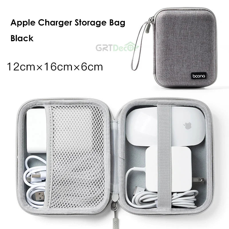 Hot Sale Waterproof Hard Shell Digital Gadgets Storage Bag Travel Organizer for Electronics Accessories HDD Earphone Storage Box