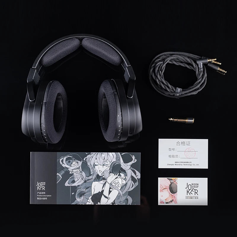 MOONDROP JOKER Headphone Professional Monitoring Closed-back Dynamic Full-size Headset with 3.5mm Stereo Plug