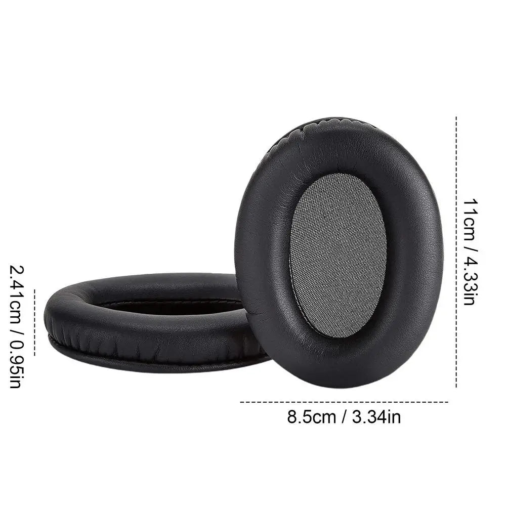 Oval Headphone Earpads Replacement Soft Faux Leather Memory Foam Cover Full-Size Earpads Earphone Earmuff Cloud2 Hscp Flight
