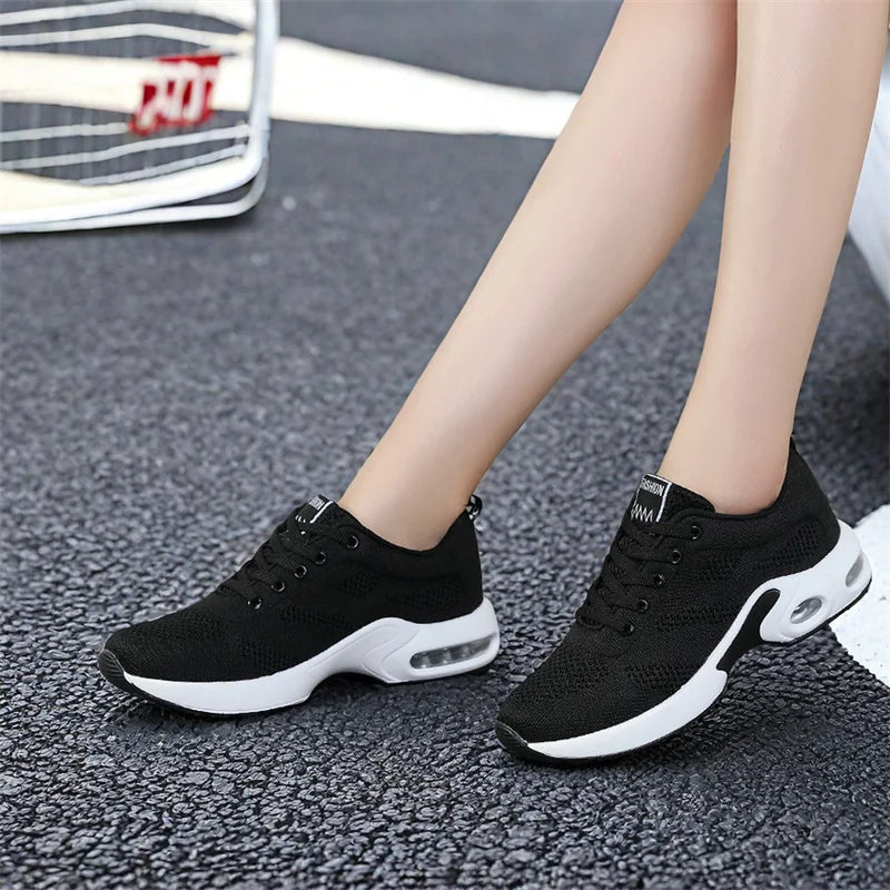 Teens Luxury Sneakers Woman Airy Platform Shoe Tennis Luxury Brand 2024 Women's Shoes 2024 Summer Tenos Women's Slip-On Tennis
