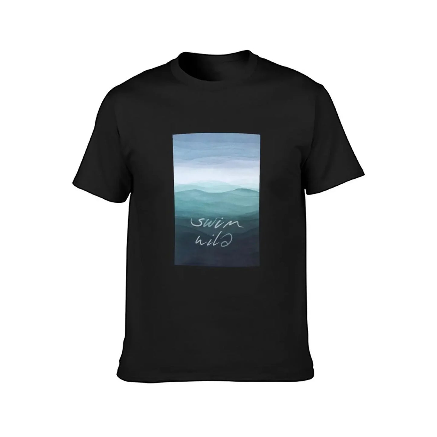 Swim Wild T-Shirt anime stuff baggy shirts vintage oversized t shirts for men