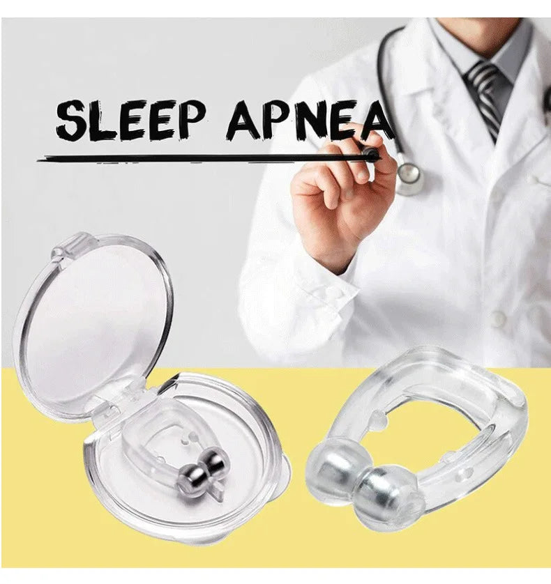Snoring Nose Clip Anti-Snoring Corrector Snore Prevention Gadget Anti-Snore Device Elimination Nose Clip Men's Sleep Night