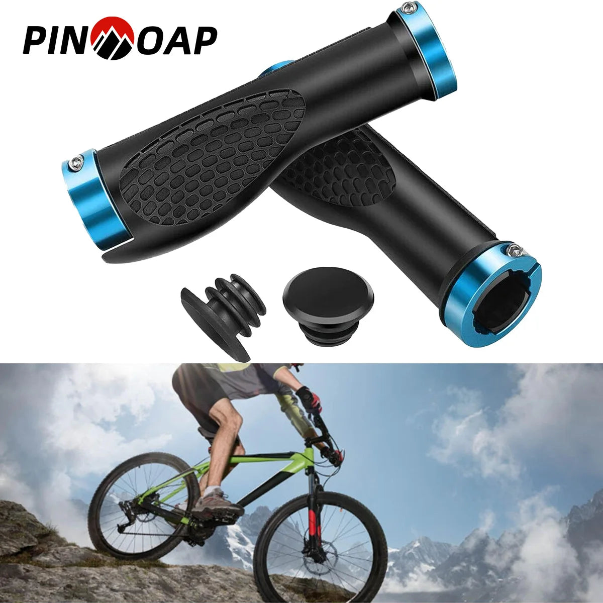 2PCS Ergonomically Designed Anti Slip And Shockproof Bicycle Handlebar Protector Suitable For Mountain Road Cycling Equipment