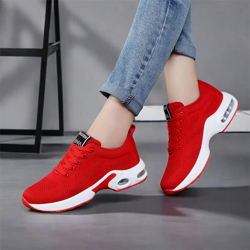 Teens Luxury Sneakers Woman Airy Platform Shoe Tennis Luxury Brand 2024 Women's Shoes 2024 Summer Tenos Women's Slip-On Tennis