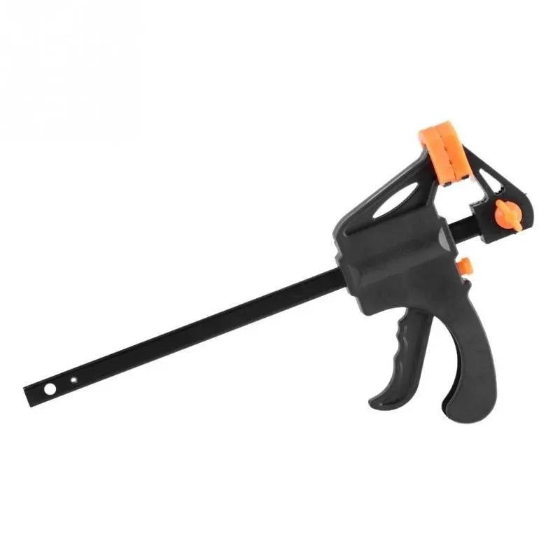 4' Woodworking Clamps 2 Pcs Set Fixed Type Quick Ratchet Release Speed Extruded Nylon Work Bar Kit Spreader Gadgets DIY Portable