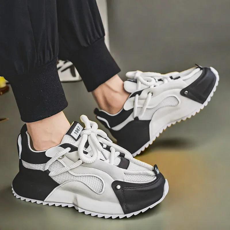 Shose For Man Bottine Sneakers For Men 2024 Kid's Men's Low Shoes Designer Trainer Black Shoes For Men Soft Soles Tennis Net