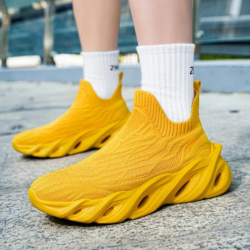 Gym Trainers Shoes Men's Zapatillad Espadrille For Men Saddened Shoe Men Sneakers Hompre Sport Shoe Men Orange Tennis Bright