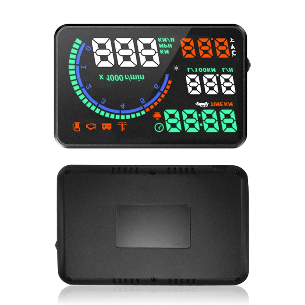 i9 HUD OBD2 Head-up Display Windshield Projector Car Gadgets Digital Speedometer RPM Water/Fuel Voltage Meter Car Electronics